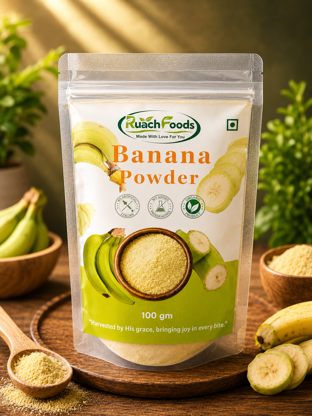 Banana Powder – 100% Natural Raw Banana Powder | Rich in Fiber & Nutrition