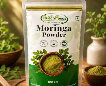 Moringa Powder – 100% Natural Superfood | Rich in Iron & Protein