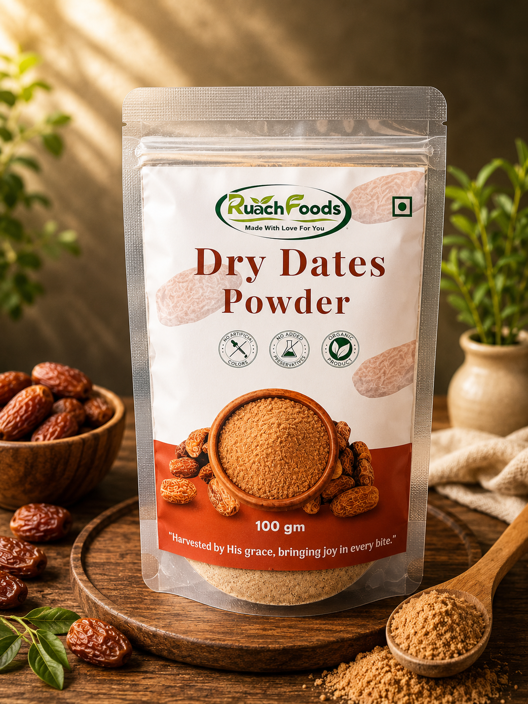 Dry Dates Powder – Natural Sugar Alternative | Iron Rich & Energy Boosting