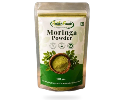 Moringa Powder – 100% Natural Superfood | Rich in Iron & Protein